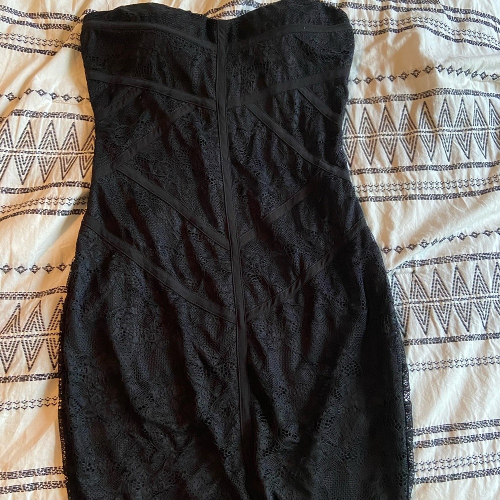 Black bodycon dress